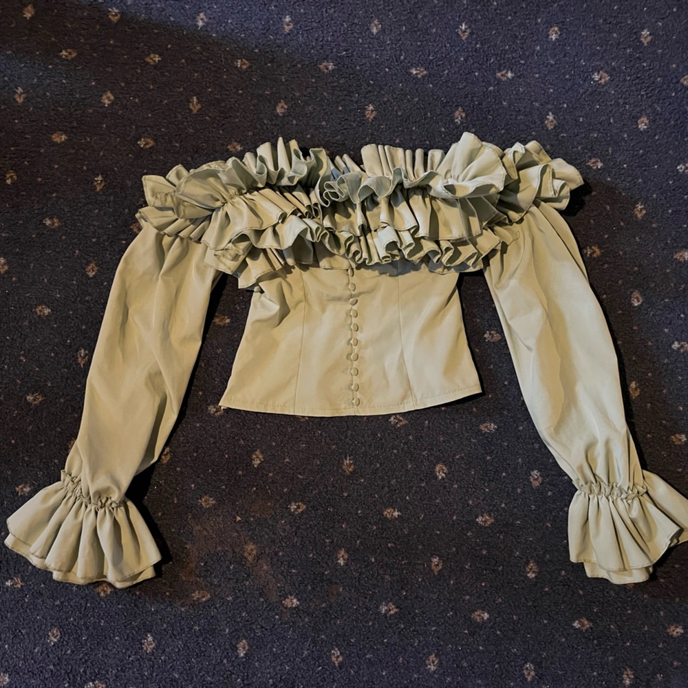 Pretty Little thing ruffled corset top